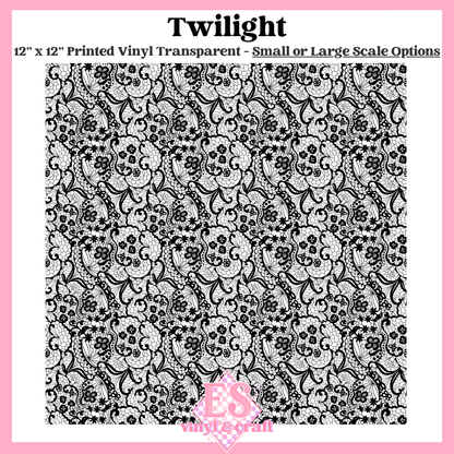 Twilight Transparent - Small or Large Scale Options - 12" x 12" Sheet image 0
