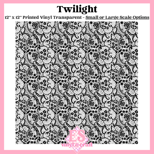 Twilight Transparent - Small or Large Scale Options - 12" x 12" Sheet image 0