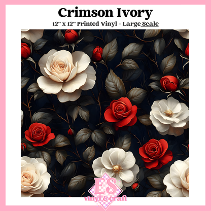 Crimson Ivory - Small or Large Scale Options - 12" x 12" Sheet image 2