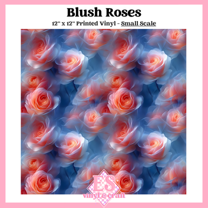 Blush Roses - Small or Large Scale Options - 12" x 12" Sheet image 1