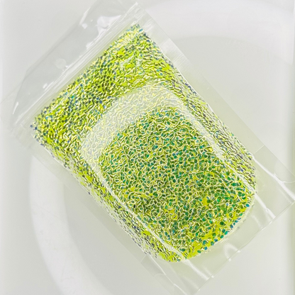 Bath Bomb - 3D Bubble Glitter Cut Size Chunky image 1