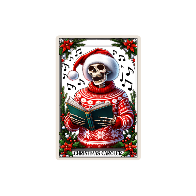 Christmas Tarot Card Decals - Glossy White Self Adhesive Vinyl image 6