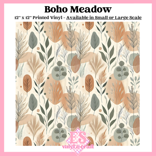 Boho Meadow - Small or Large Scale Options - 12" x 12" Sheet image 0