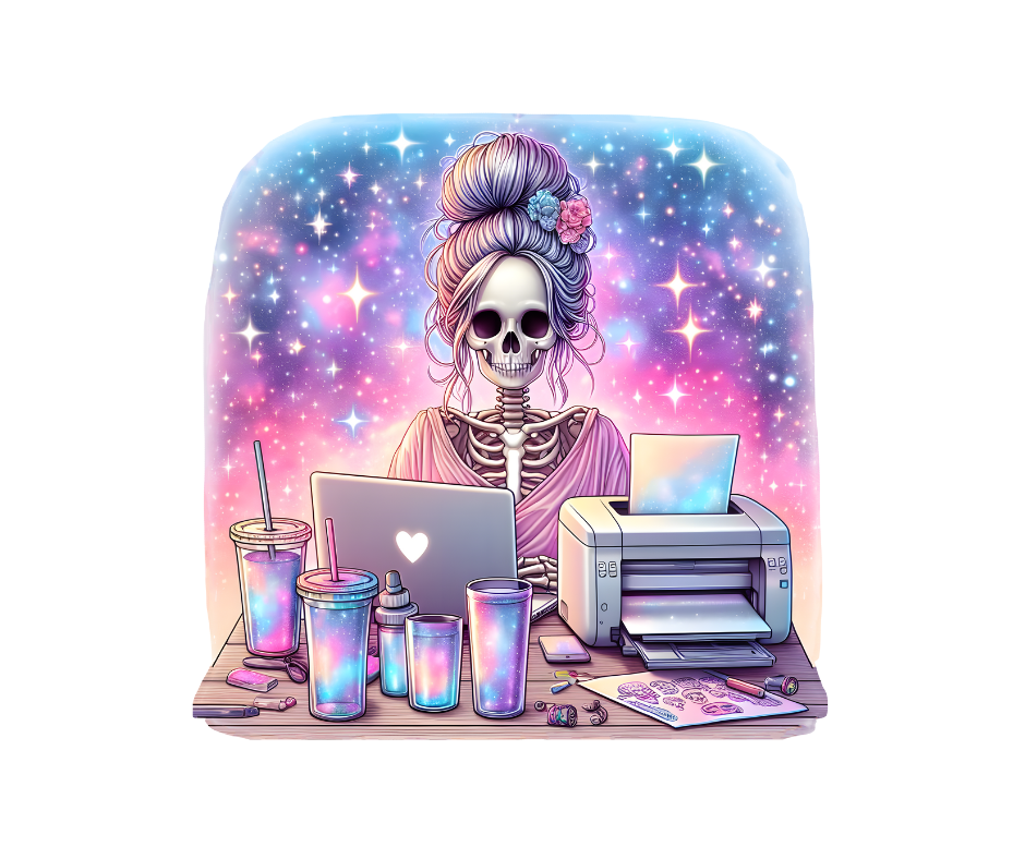 One for the Crafters! - Teckwrap Holographic Printed Vinyl image 1