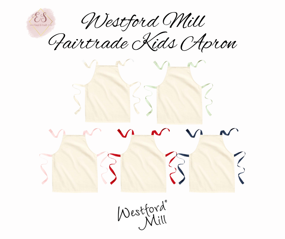 Westford Mill Fairtrade Kids Craft Apron image 0