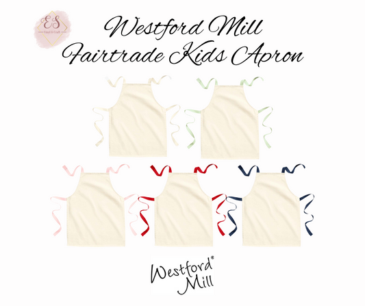 Westford Mill Fairtrade Kids Craft Apron image 0