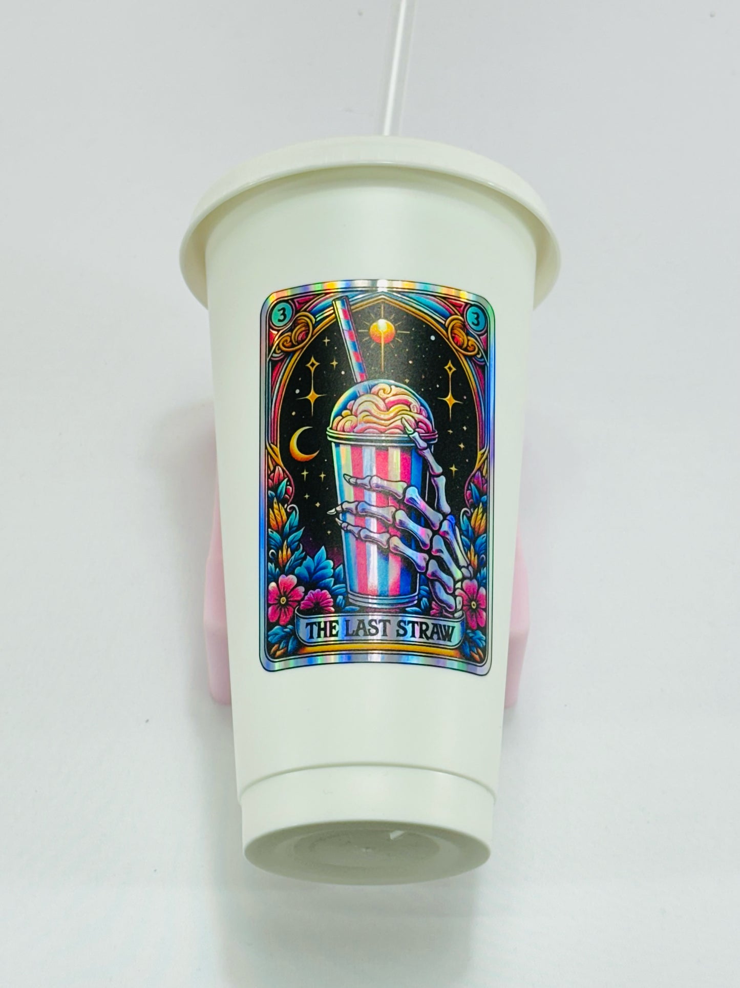 Tarot Card Decals - Teckwrap Holographic Rainbow Silver - Section 3 image 4