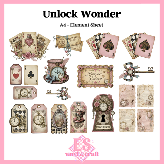 Unlock Wonder - UVDTF (A4 Sheet) 21 image 0