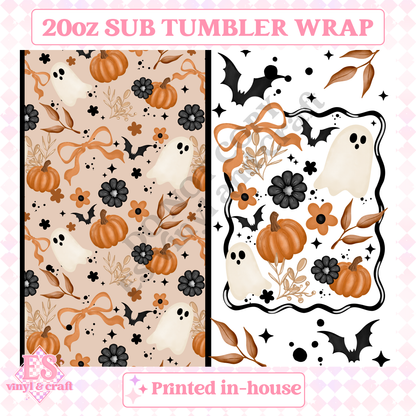 Autumn Frame - Full 20oz Tumbler Sublimation Print image 1