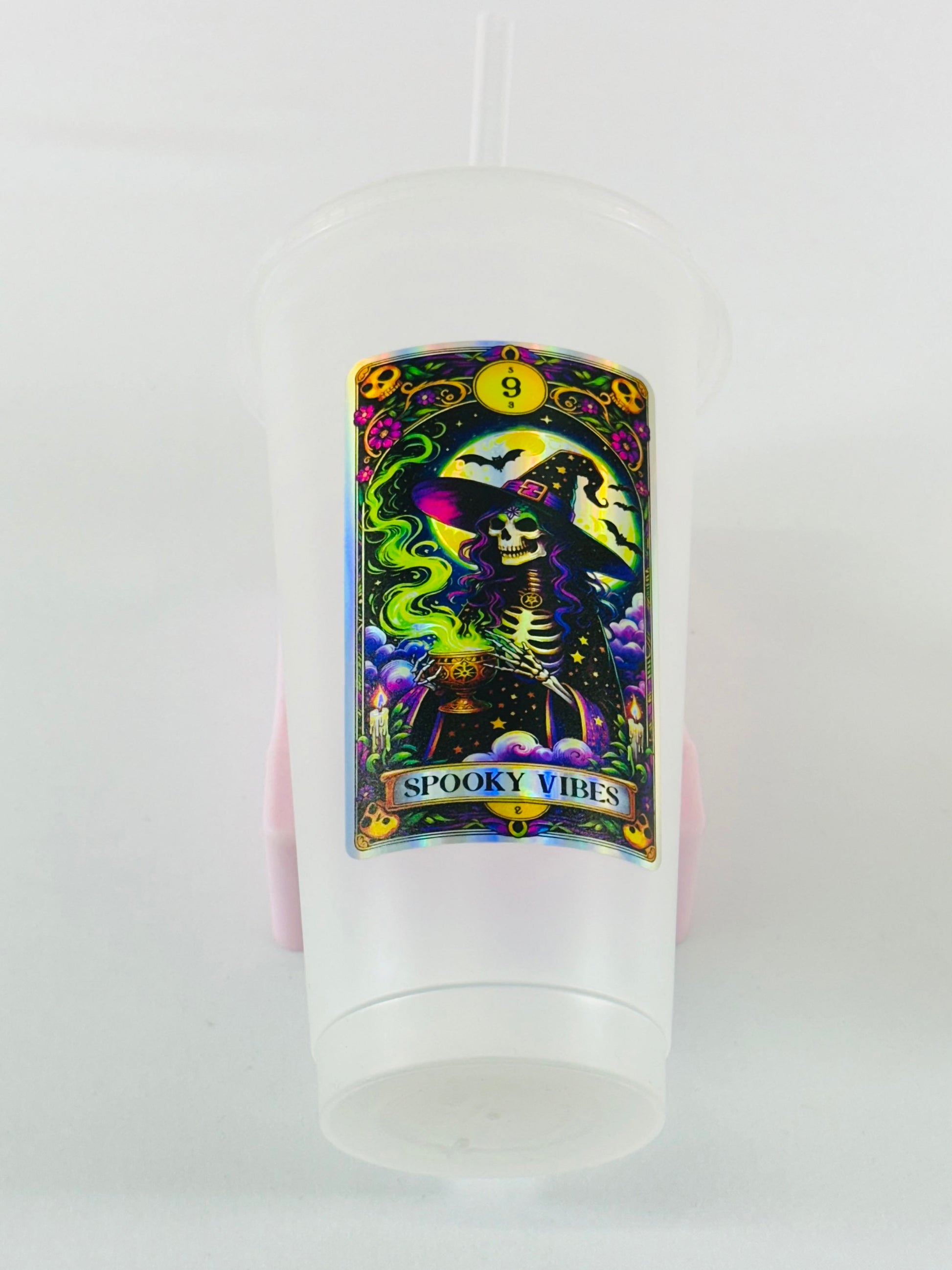 Halloween Tarot Card Decals - Holographic Rainbow Silver Section 3 image 10