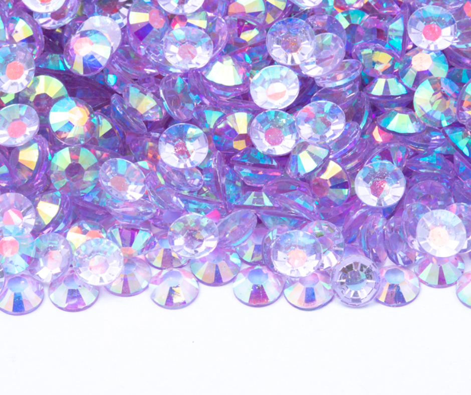 Montana Sapphire - Transparent AB Resin Rhinestones (3mm, 4mm & 5mm) image 0
