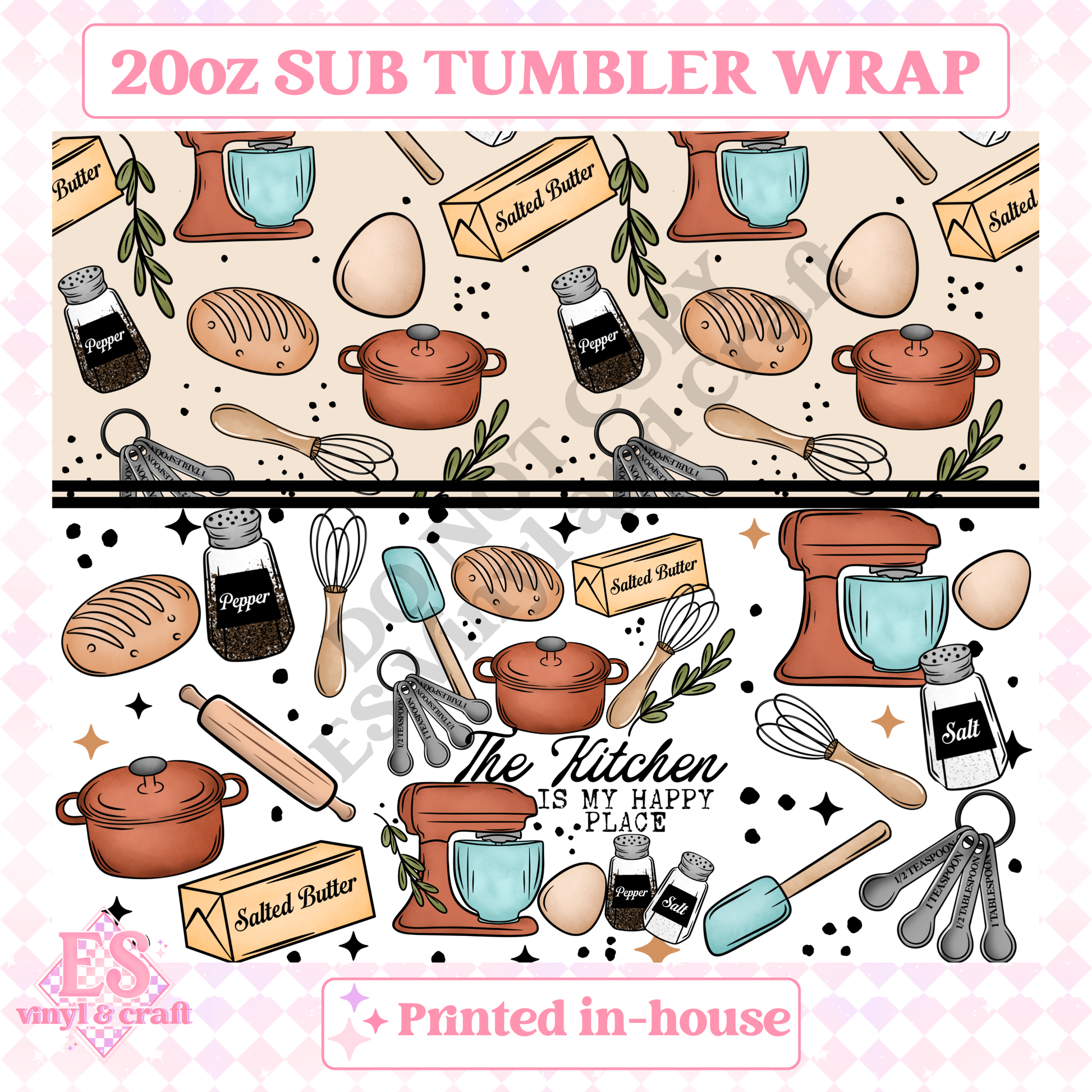 The Kitchen - Full 20oz Tumbler Sublimation Print image 1