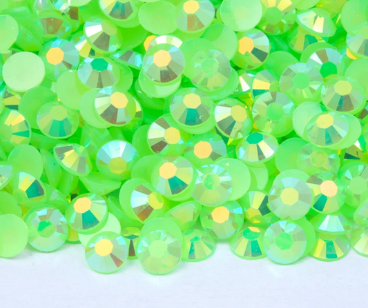 Lime - AB Jelly Rhinestones (3mm, 4mm & 5mm) image 0