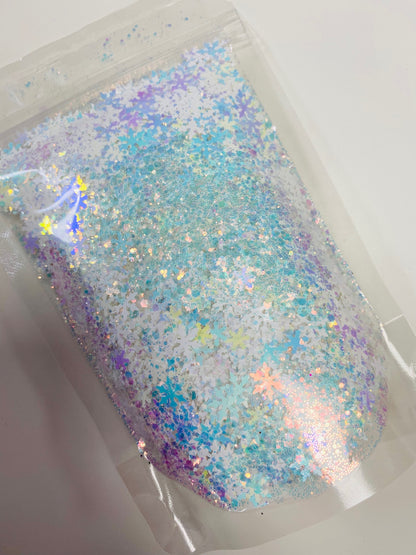 Opal Snowflake Shower - Chunky Glitter Mix image 1