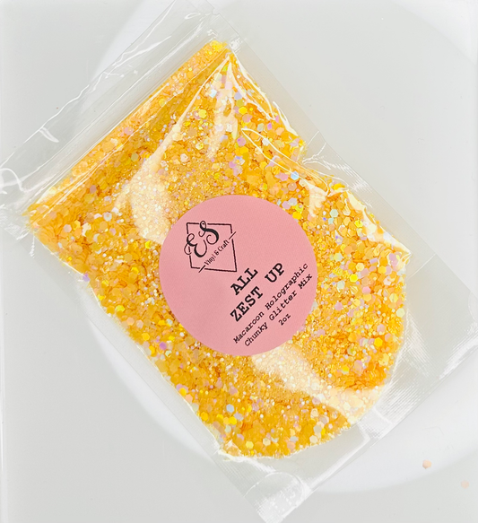 All Zest Up - Macaroon Holographic Chunky Glitter Mix image 0