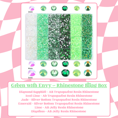 Rhinestone Bling Boxes (3mm, 4mm and 5mm) Contains Approximately 18,600!! image 5