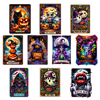 Halloween Tarot Card Decals - White Glossy Section 2 image 0