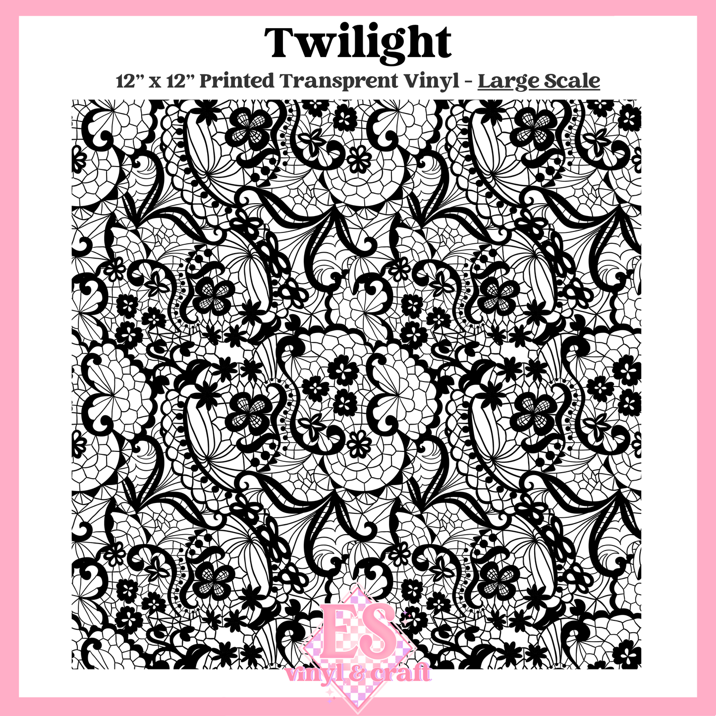 Twilight Transparent - Small or Large Scale Options - 12" x 12" Sheet image 2