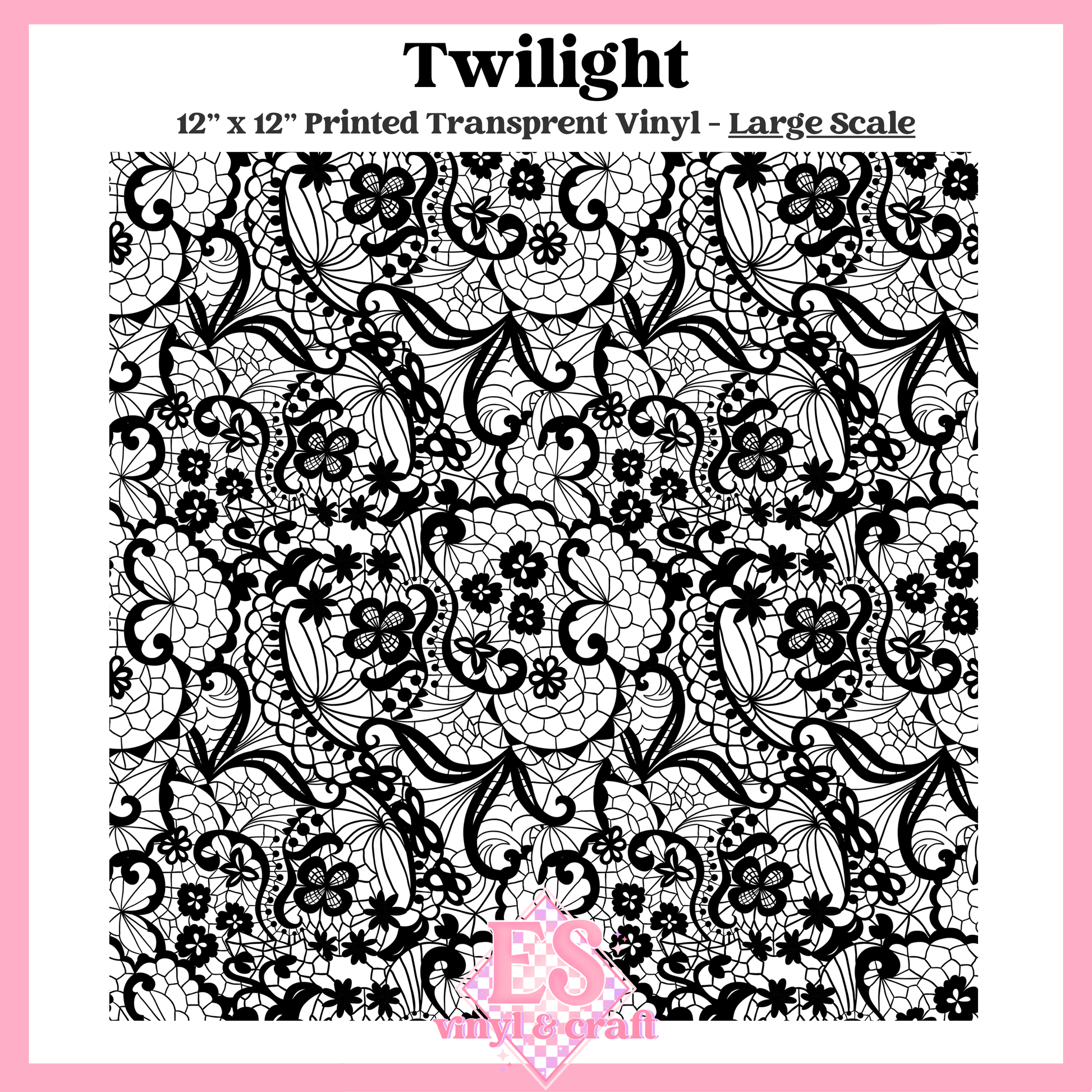 Twilight Transparent - Small or Large Scale Options - 12" x 12" Sheet image 2
