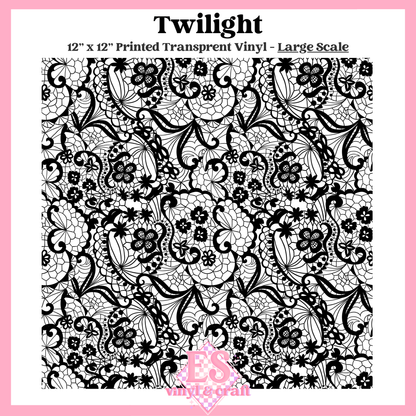 Twilight Transparent - Small or Large Scale Options - 12" x 12" Sheet image 2