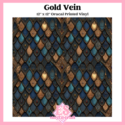 Prismatic Dragon Scale Collection - 12" x 12" Sheet (14 Different De image 6