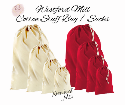 Westford Mill Cotton Stuff Bag / Sacks image 0