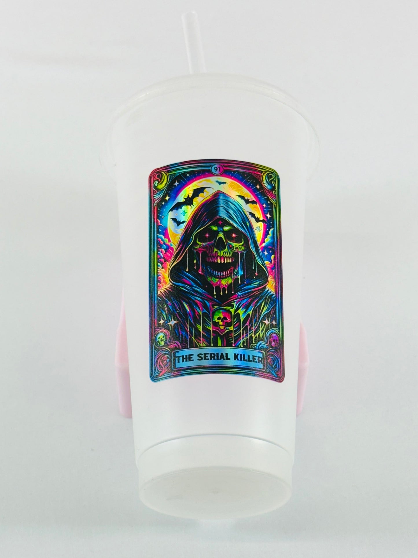 Halloween Tarot Card Decals - Holographic Rainbow Silver Section 2 image 8