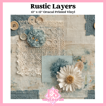 Whispered Linen Collection - 12" x 12" Sheet (12 Different Designs) image 6