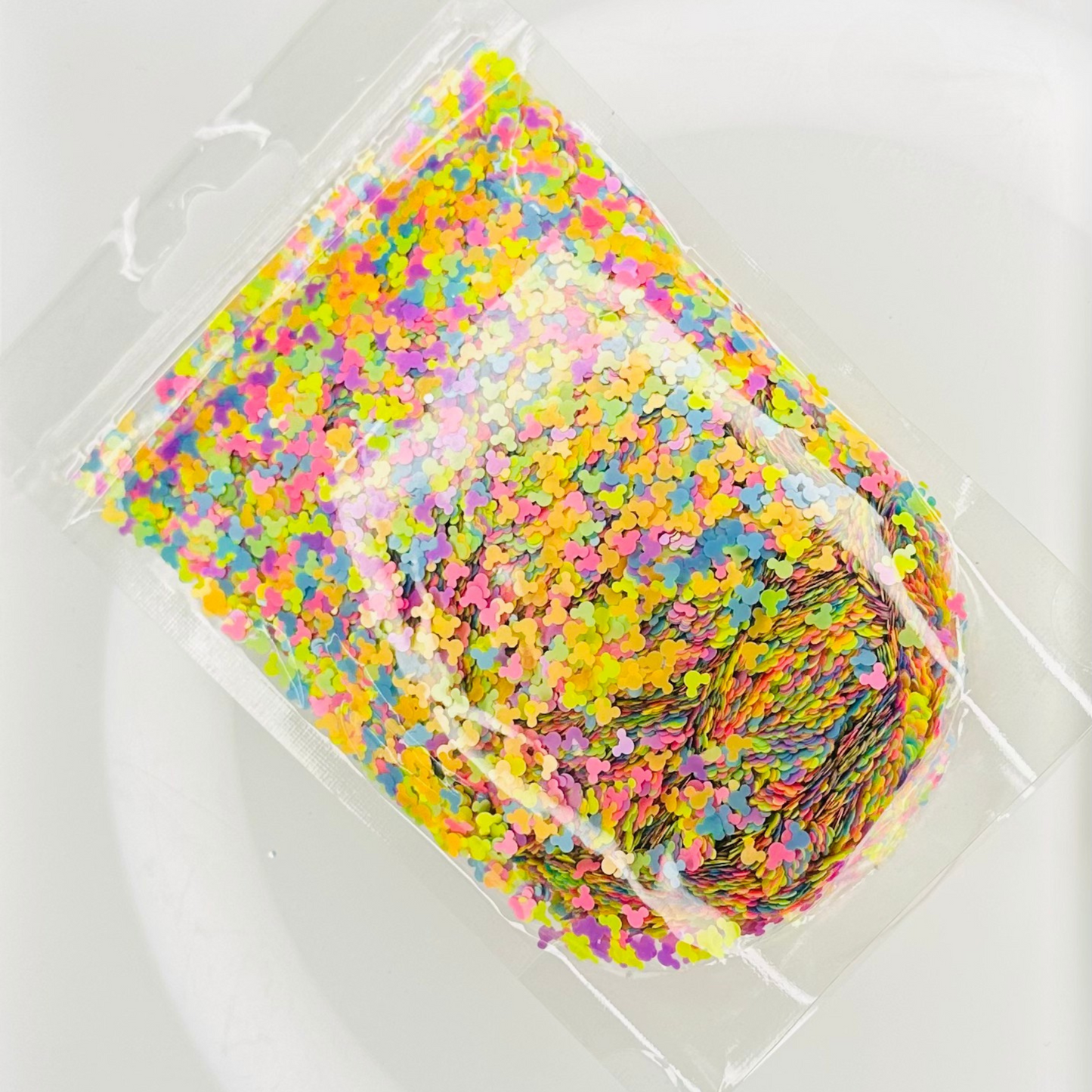 Rainbow Mouse Ears - Glitter Shapes Chunky Glitter Mix image 1