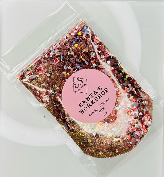 Santa's Workshop - Holographic Chunky Glitter Mix - PLEASE READ ITEM DESCRIPTION image 0