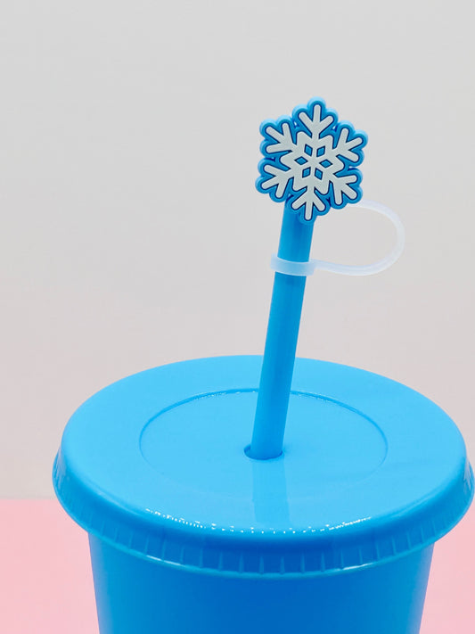 Straw Topper - Snowflake image 0