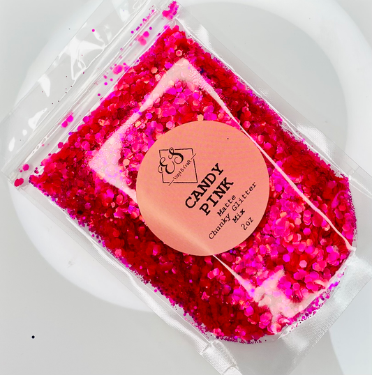 Candy Pink - Matte Glitter Mix image 0