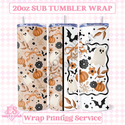 Autumn Frame - Full 20oz Tumbler Sublimation Print image 0