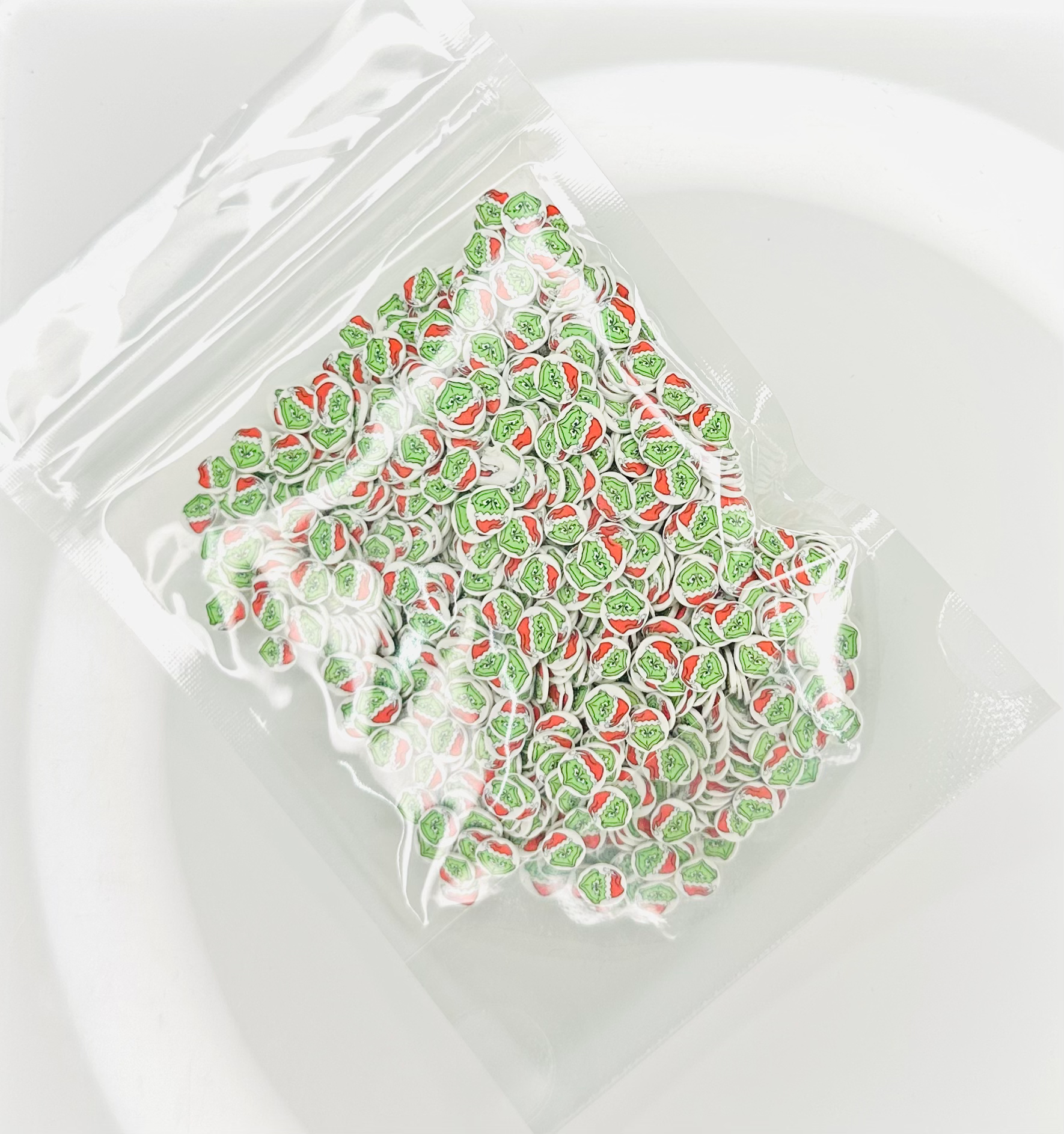 Who Stole Christmas? - Polymer Clay Slices image 1