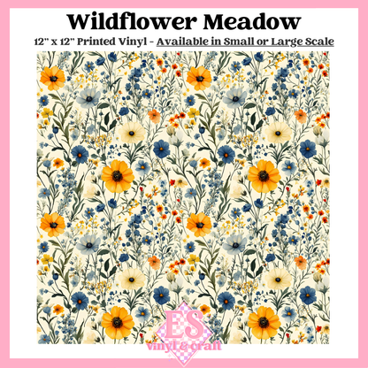 Wildflower Meadow - Small or Large Scale Options - 12" x 12" Sheet image 0
