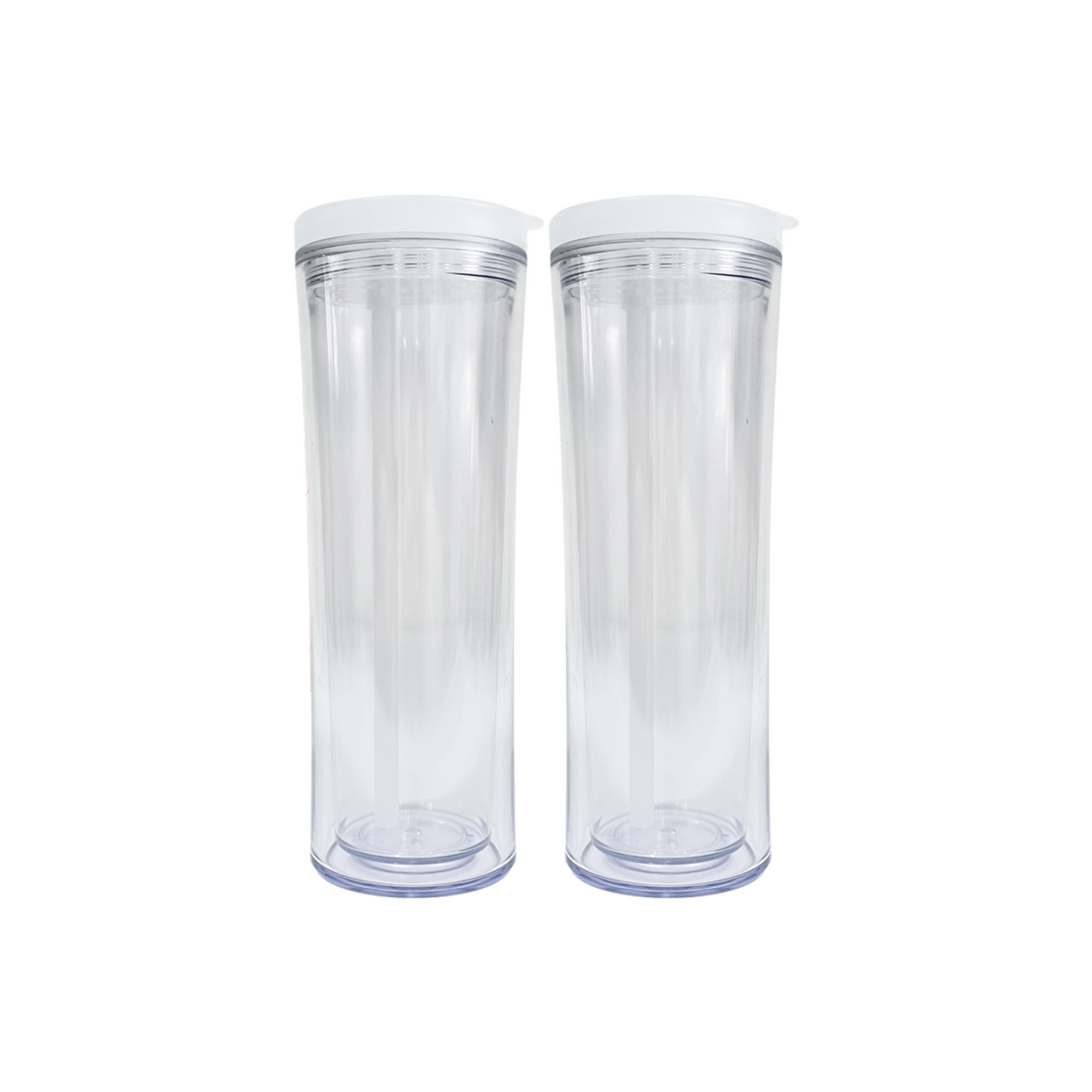20oz Double Wall Acrylic Water Bottles Pre Drilled and Stoppers image 9