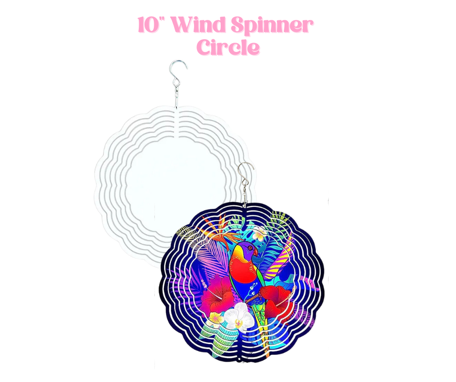 Wind Spinner Double Sided 10" Sublimation image 4
