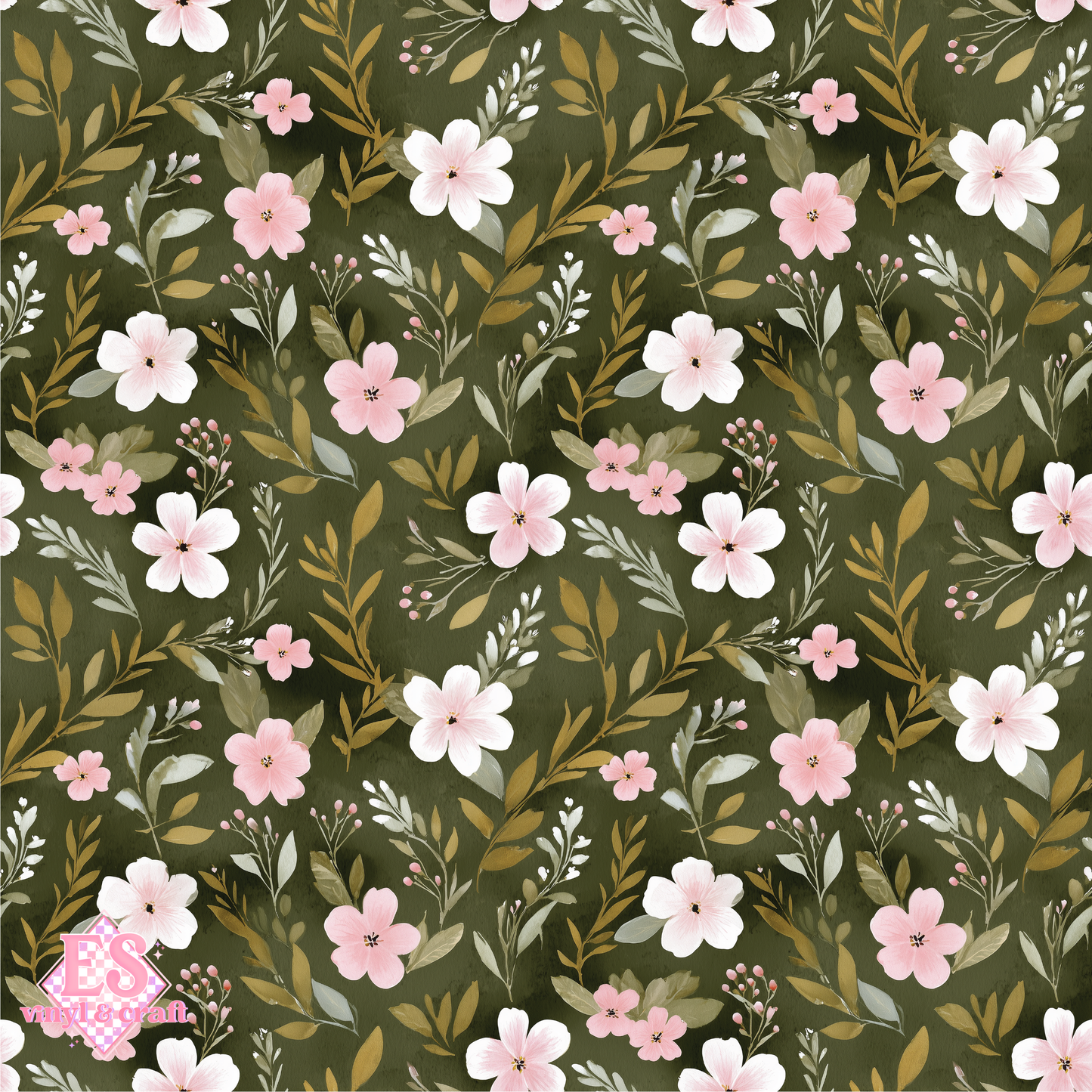 Flutter & Bloom Collection - UV Printed Vinyl 12" x 12" Sheet image 6