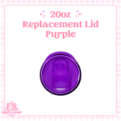 20oz Coloured Replacement Lids image 2