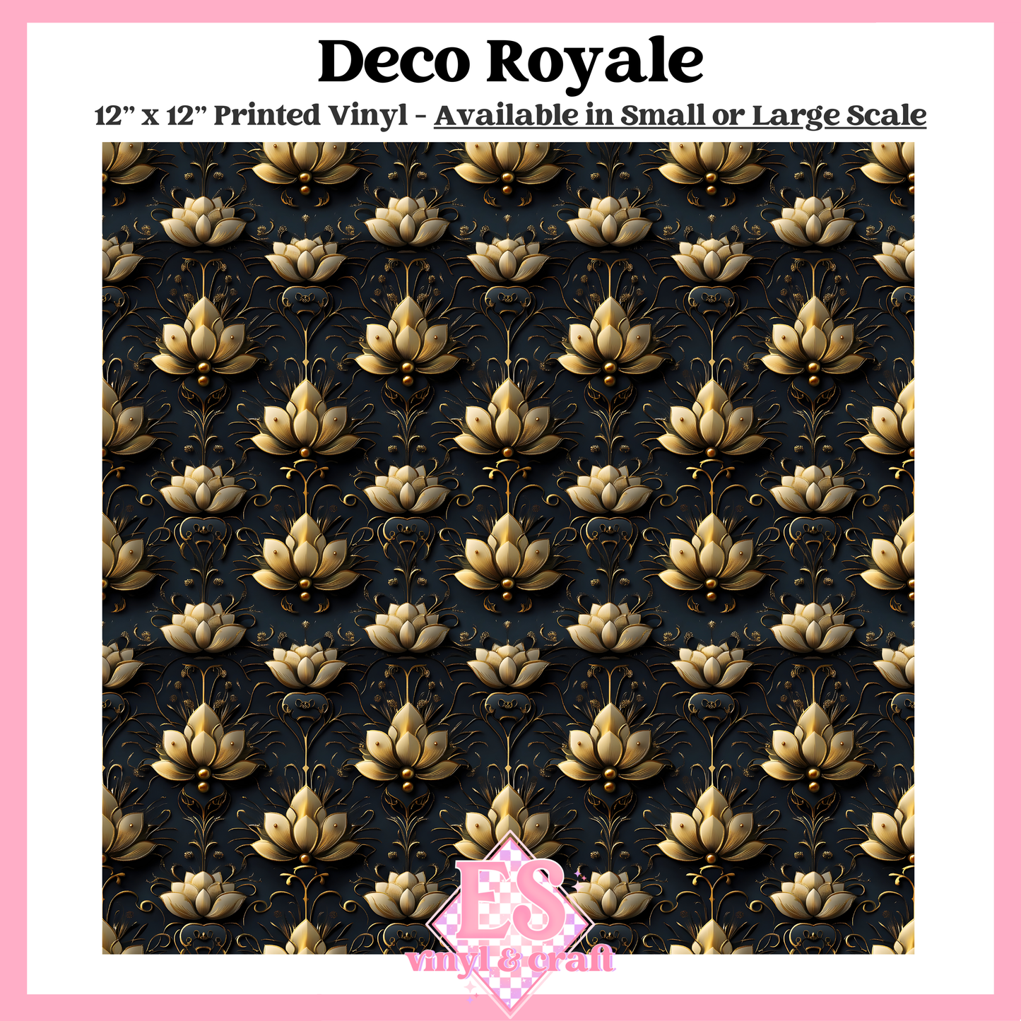 Deco Royale - Small or Large Scale Options - 12" x 12" Sheet image 0