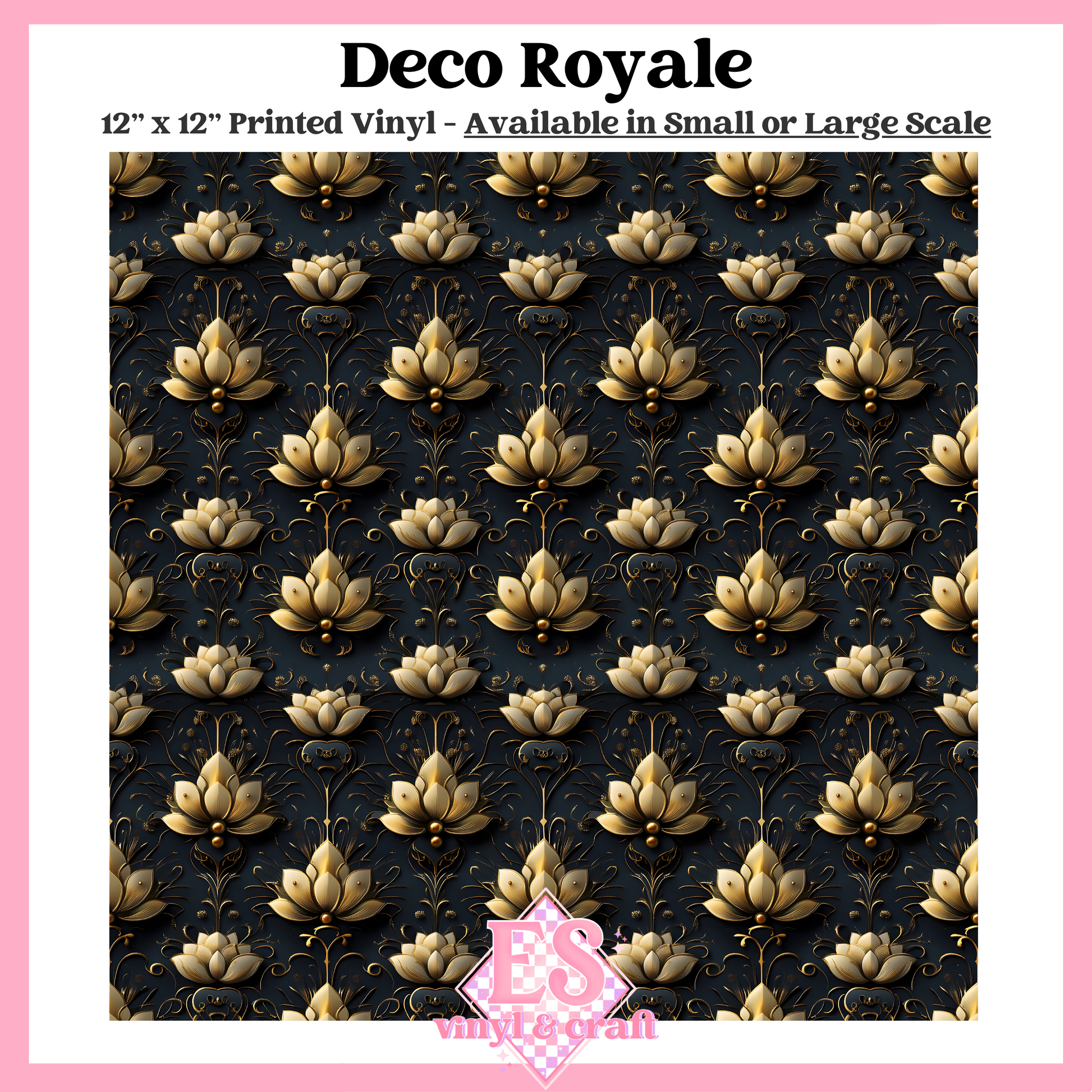 Deco Royale - Small or Large Scale Options - 12" x 12" Sheet image 0