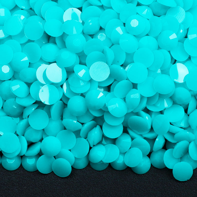 Aquamarine - Jelly Solid Rhinestones (3mm, 4mm & 5mm) image 0