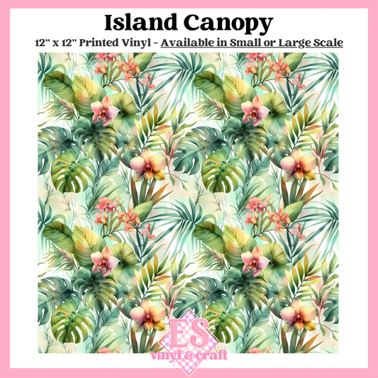 Island Canopy - Small or Large Scale Options - 12" x 12" Sheet image 0