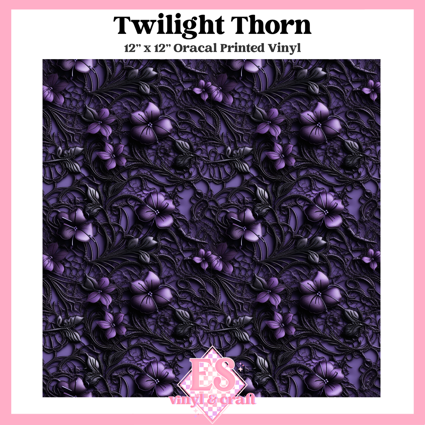 Obsidian Amethyst Collection - 12" x 12" Sheet (12 Different Designs) image 11