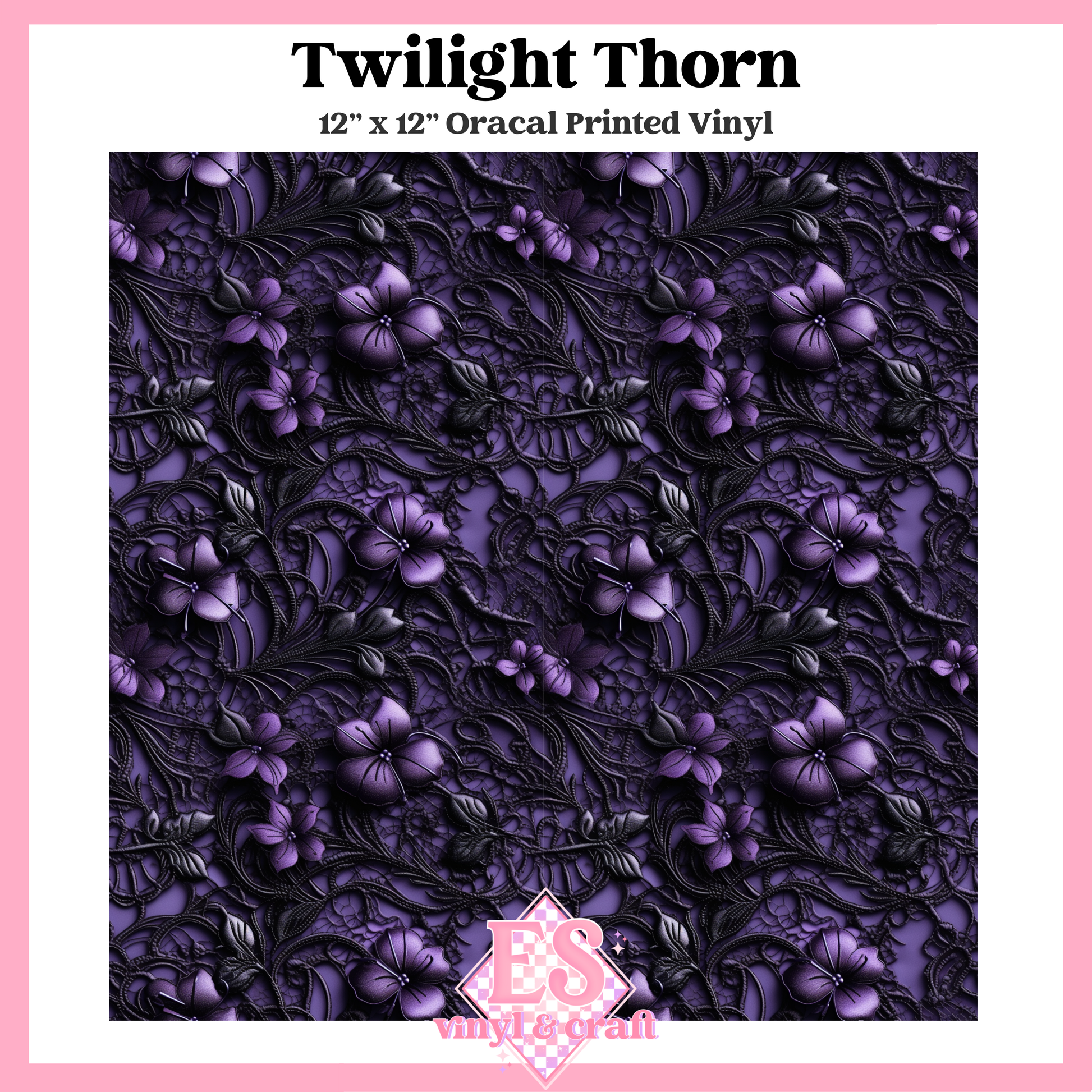 Obsidian Amethyst Collection - 12" x 12" Sheet (12 Different Designs) image 11