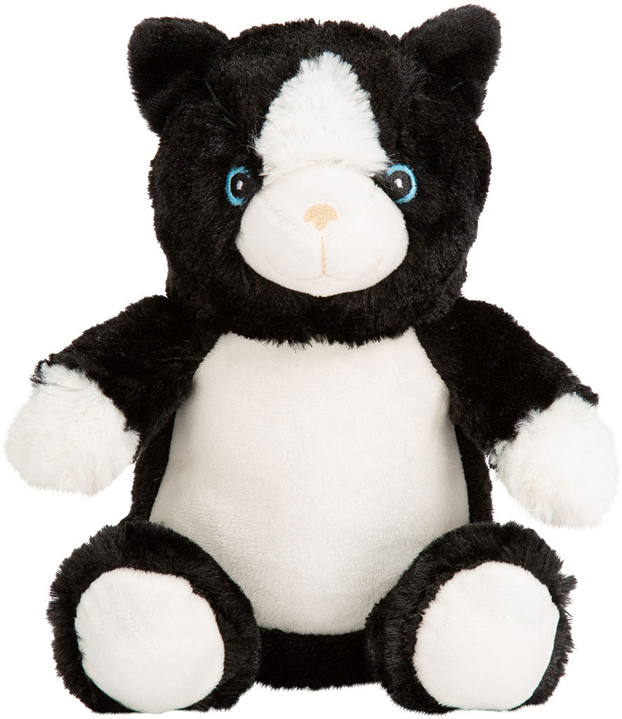 Mumbles Print Me MM60 - Black & White Cat image 0