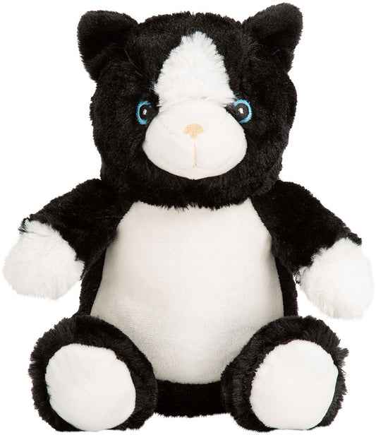 Mumbles Print Me MM60 - Black & White Cat image 0