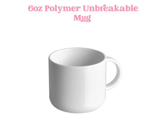 6oz Polymer Sublimation Mug image 0