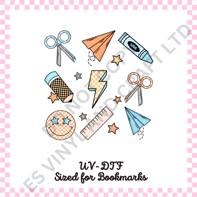 Teacher UVDTF Decal sized for Bookmarks image 2