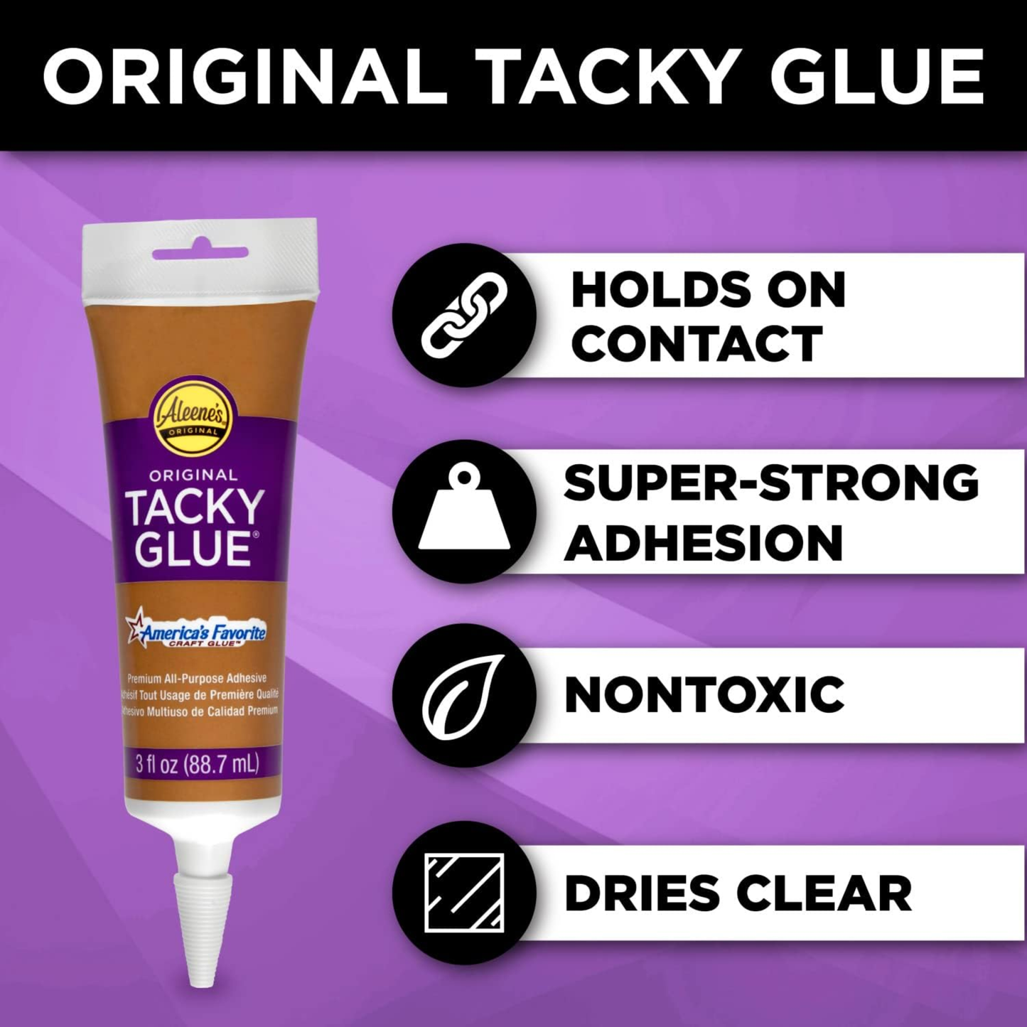 Aleene's Original Tacky Glue Squeeze - 3oz - 88.7ml image 1